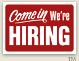 Come in, we're hiring