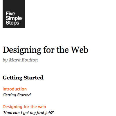 Designing for the Web by Mark Boulton